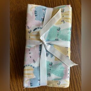 Pink and Green Fiber Art Masterpiece